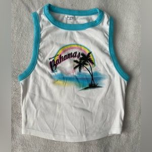 Garage graphic tank top.